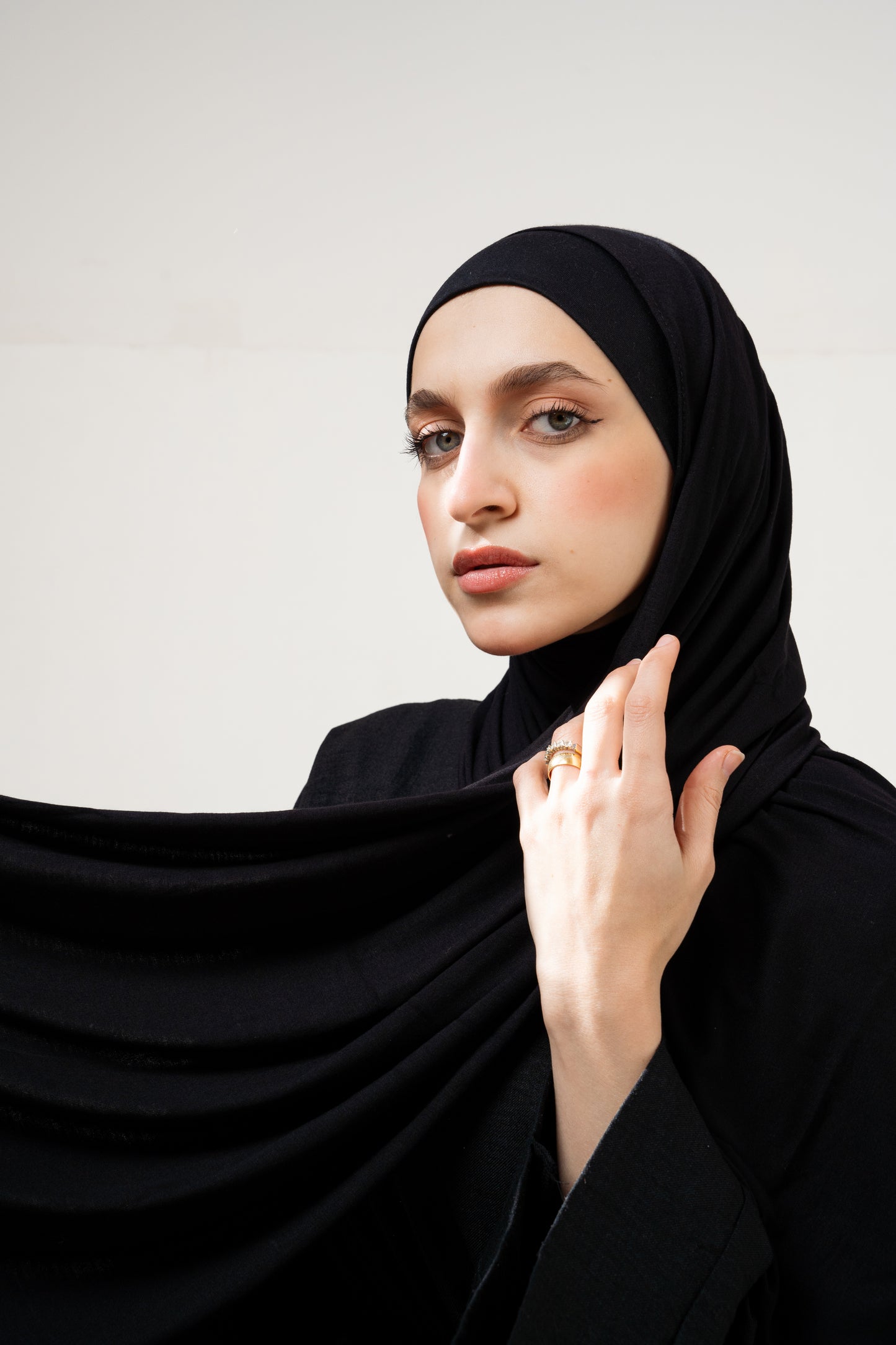 Black Lycra Scarf & Bandana