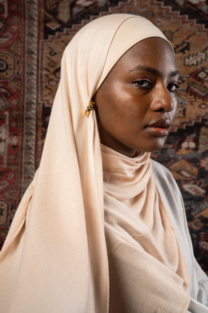 Nude Modal Scarf & Bandana